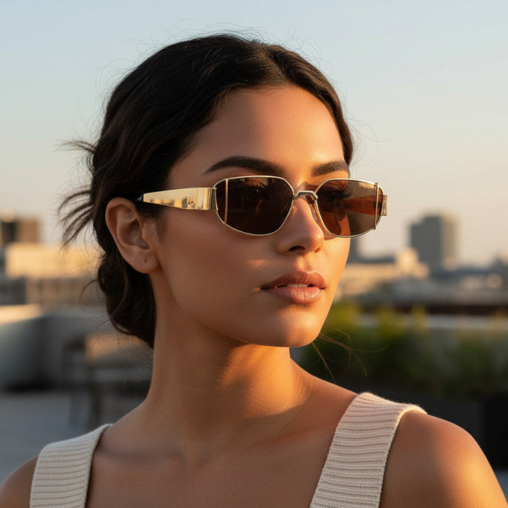 Women Designer Sunglasses in Modern, Angular Style Kalsten