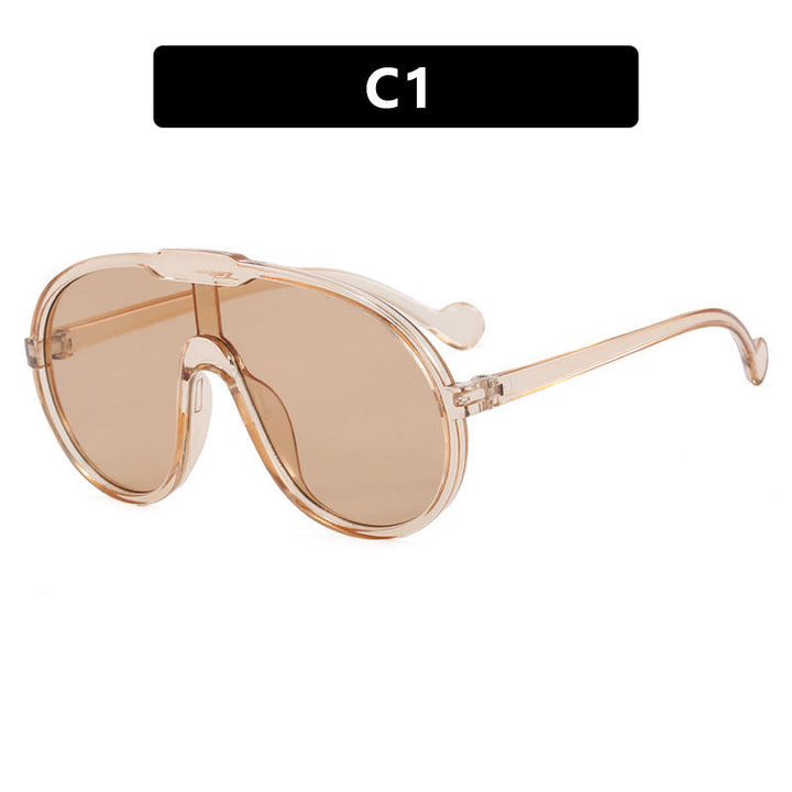 Ladies fashionable sports sunglasses in unique design with UV protection and flexible temples Kalsten