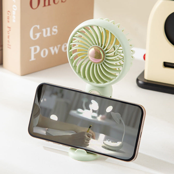 Unisex portable hand cooling fan with Peltier cooling module, stepless speed control and LED digital display Kalsten