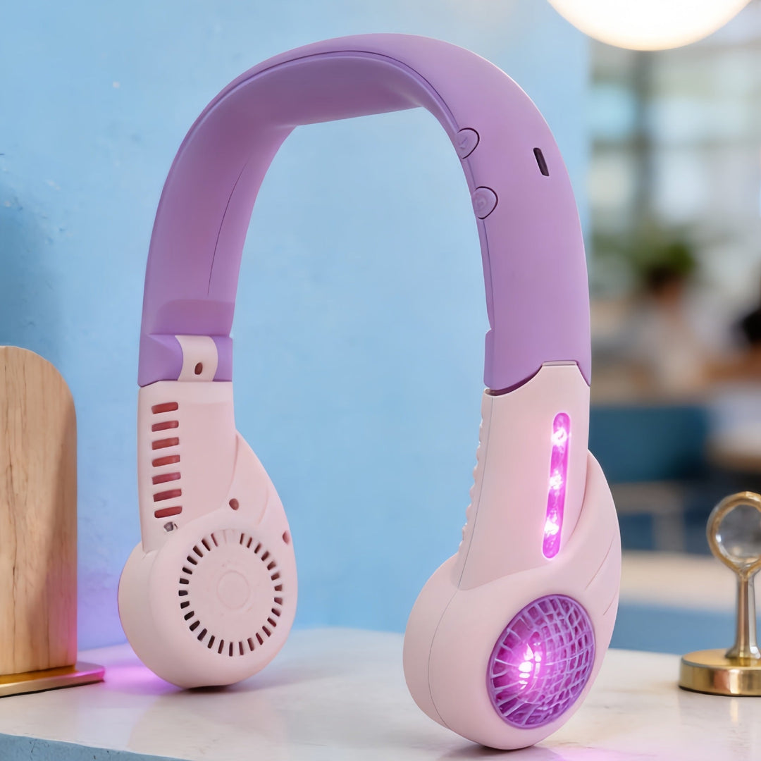 Women Portable Neck Fan with Flexible Design Kalsten