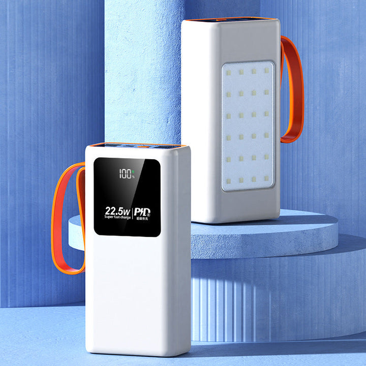 Portable power bank with powerful solar charging technology and LED lamp Kalsten