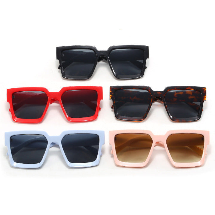 Ladies Oversized Sunglasses with Fashionable Transparent Frame Kalsten