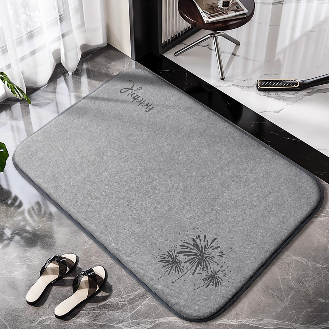Non-slip bathroom rug with charming design Kalsten