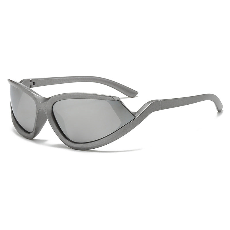 Women futuristic sunglasses with aerodynamic design Kalsten