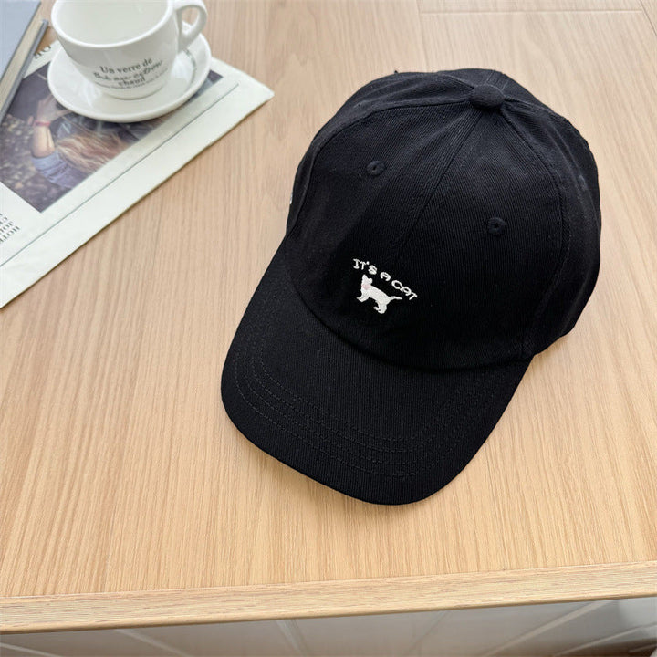 Women's Playful Cat-Embroidered Baseball Cap Kalsten