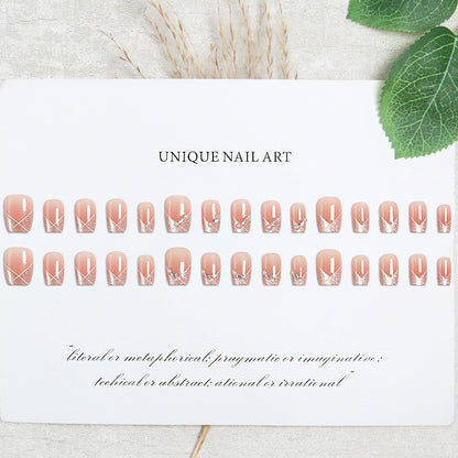 Artificial Nail Set with Glitter Accents Acalora