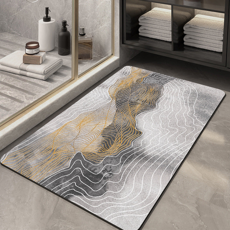 Luxurious Textured Bath Mat Acalora