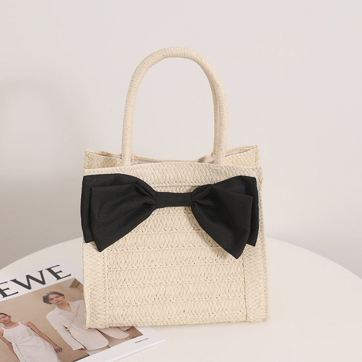 Elegant Bast handbag with bow detail Kalsten