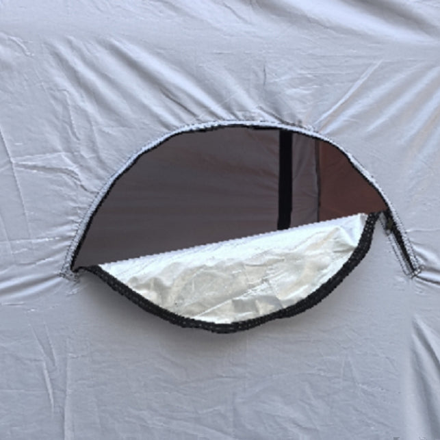 Portable pop-up privacy shower changing tent with zippered door Kalsten