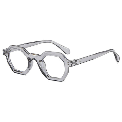 Women's octagonal sunglasses with fashionable pattern and UV protection Karnz