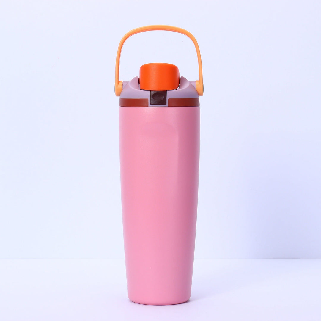 Women's insulated drinking bottle with ergonomic carry handle Kalsten