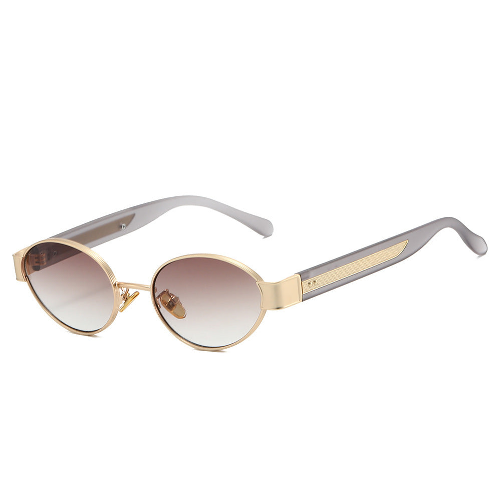 Women's sunglasses in a modern, oval frame with harmonious color play Kalsten