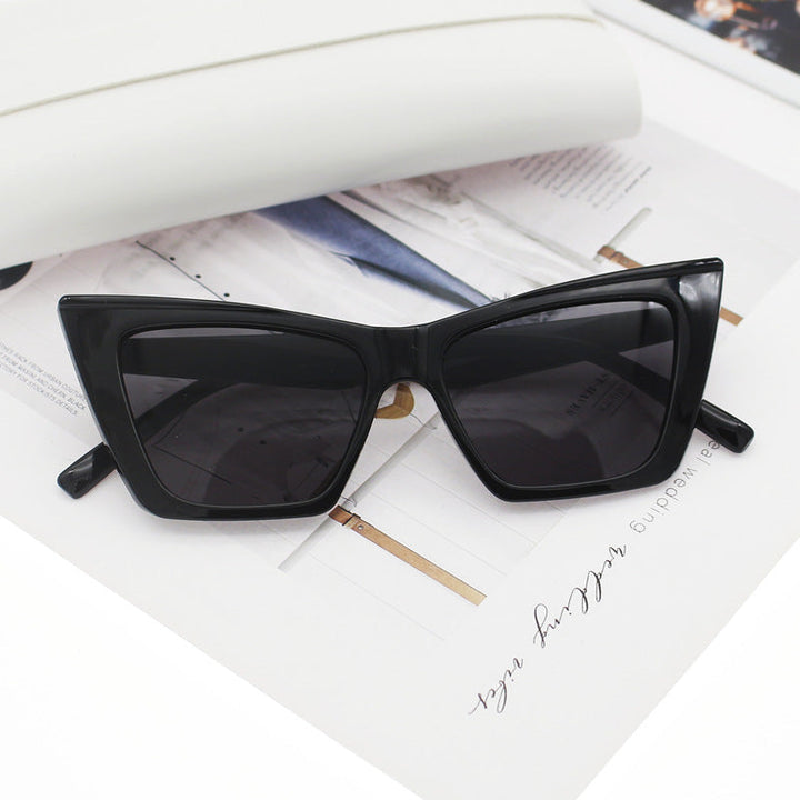 Women's Cat Eye Sunglasses with Transparent Frame and UV Protection Kalsten