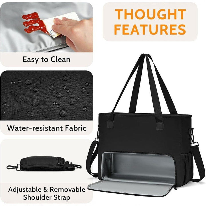 Insulated lunch bag with practical compartment system Kalsten