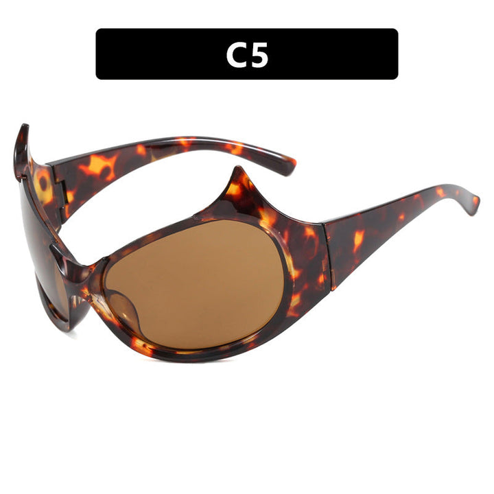 Women futuristic sunglasses with stylish design and protective UV filter Kalsten