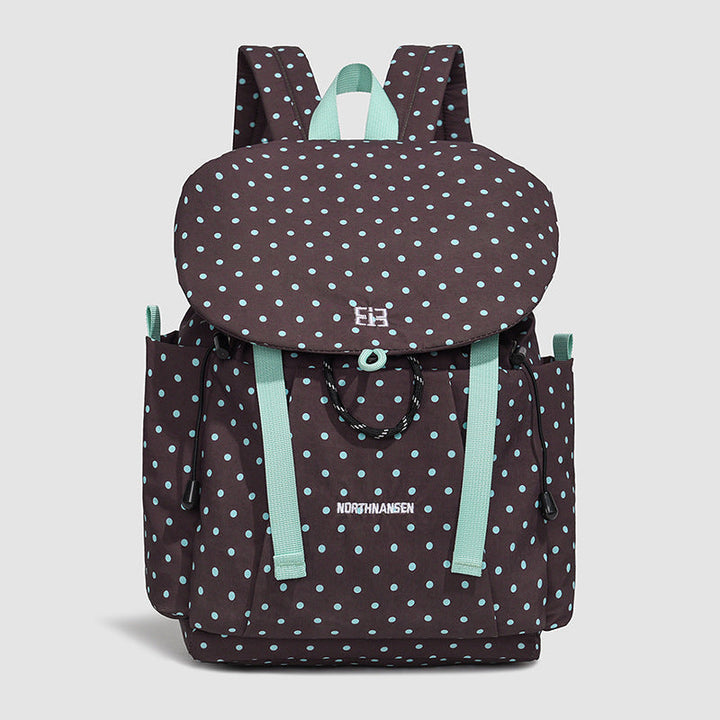 Polka Dot Patterned Drawstring Backpack