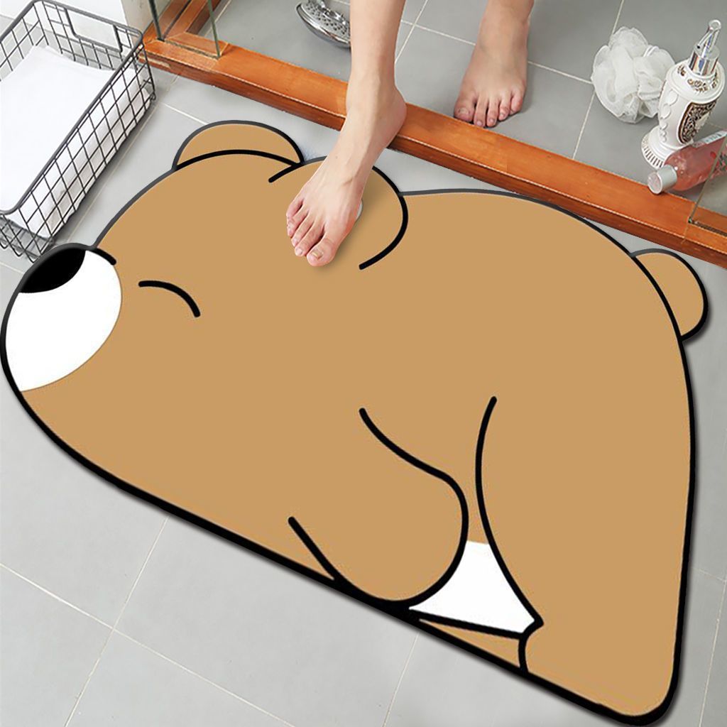 Decorative Bathroom Mat Kalsten