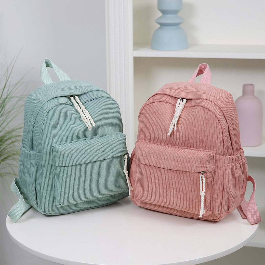 Cord-Backpack with Practical Front Pocket Kalsten