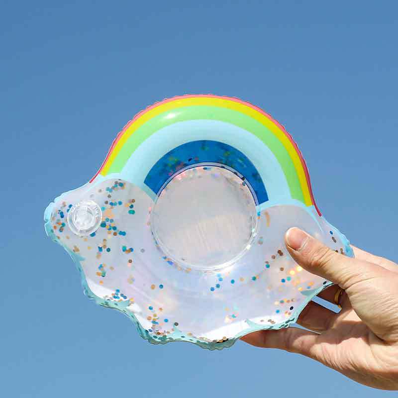 Ladies Inflatable Swimming Ring with Floral Design Kalsten