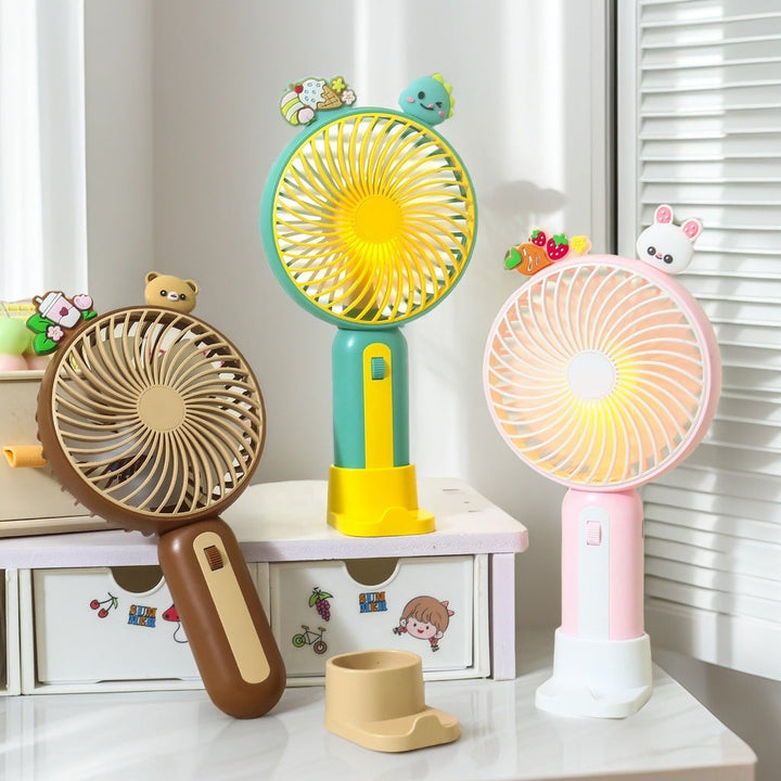 Women Portable Handheld Fan with Playful Animal Design Kalsten