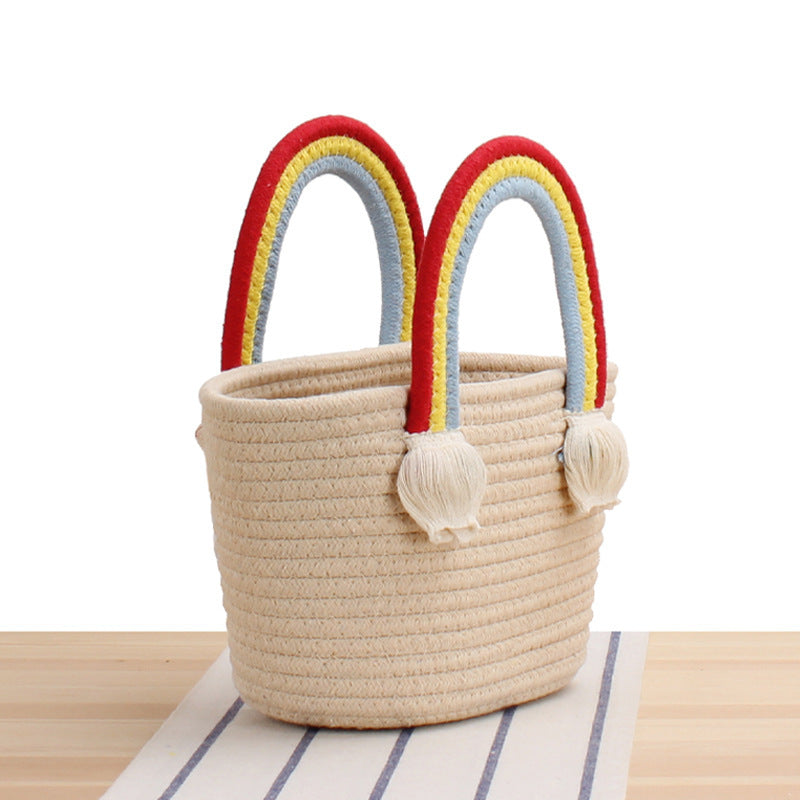 Handbag In Cheerful Rainbow Design Kalsten