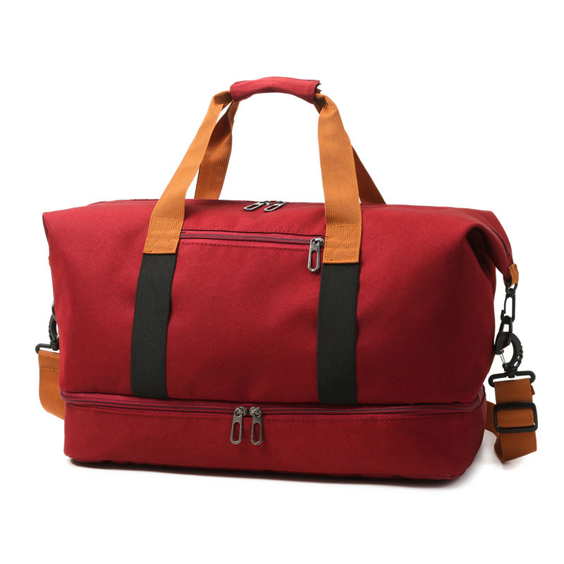 Sporty travel bag with adjustable shoulder strap and organizer compartments Kalsten
