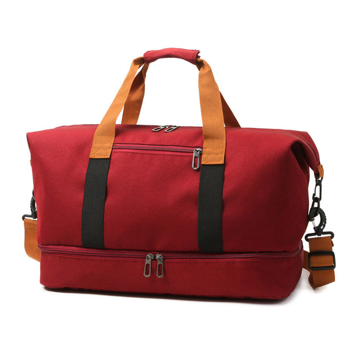 Sporty travel bag with adjustable shoulder strap and organizer compartments Kalsten