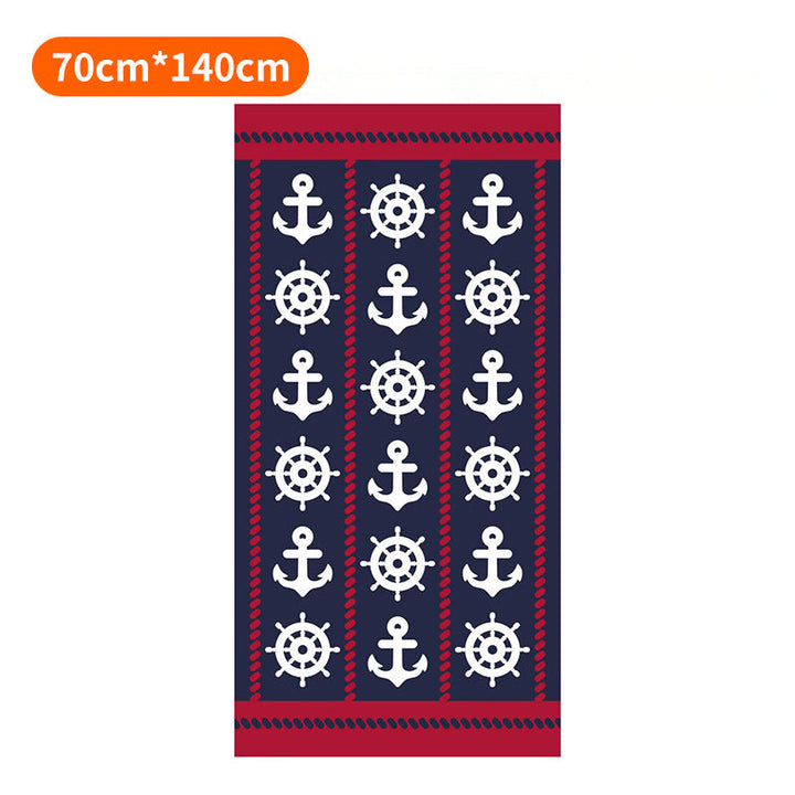 Beach towel with colorful stripe pattern Kalsten