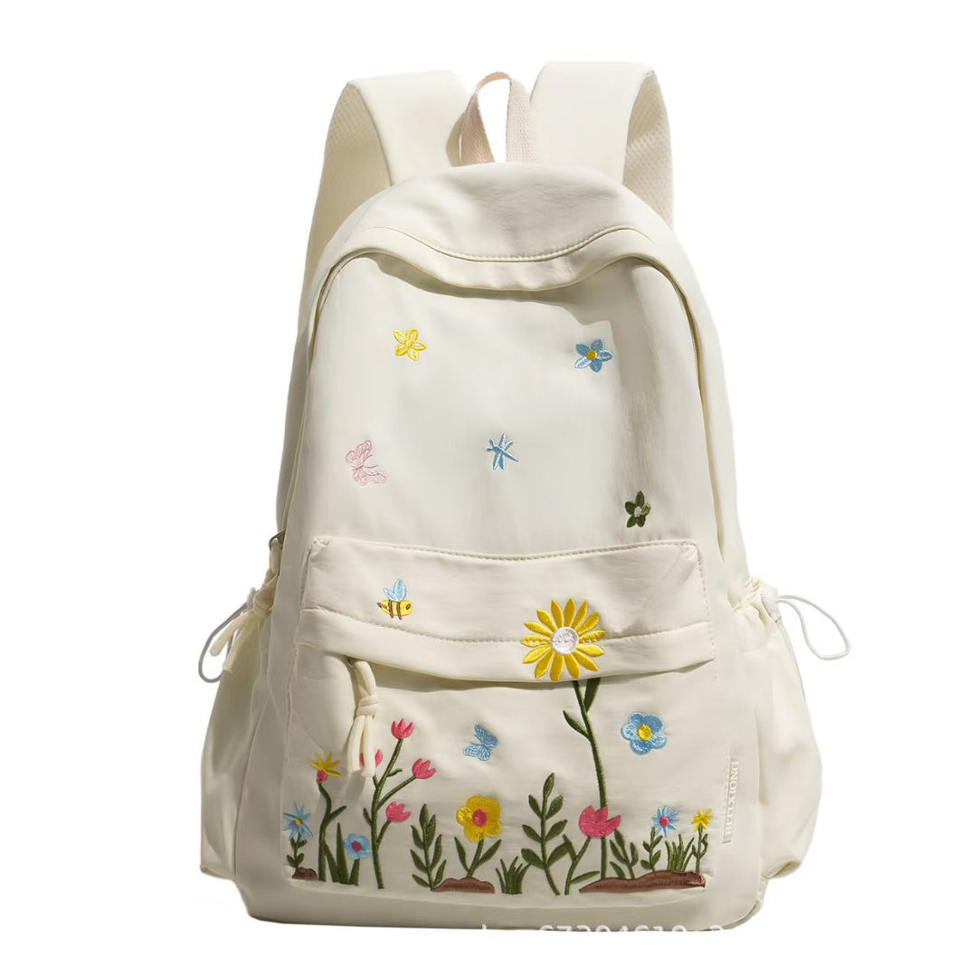 Floral Embroidered Backpack Kalsten