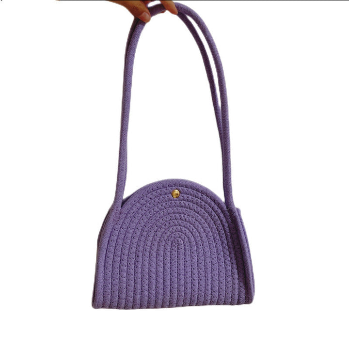 Women's fashionable shoulder bag with ribbed design Kalsten