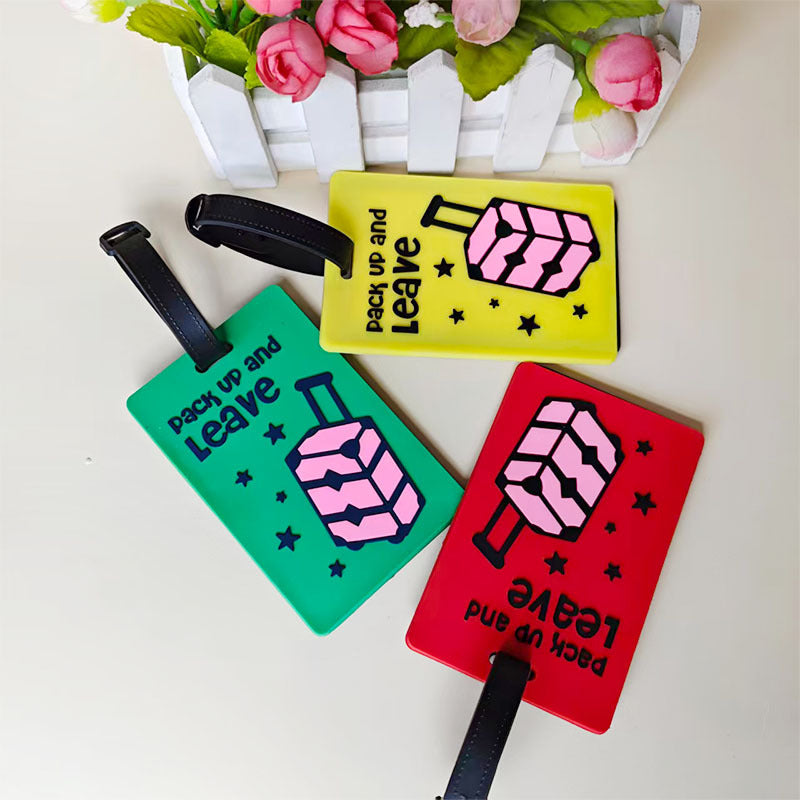 Unisex Vibrant Geometric Pattern Luggage Tag Kalsten