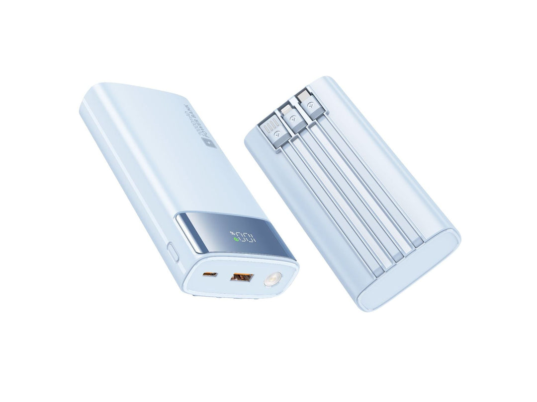 Portable power bank with slim design and digital display Kalsten
