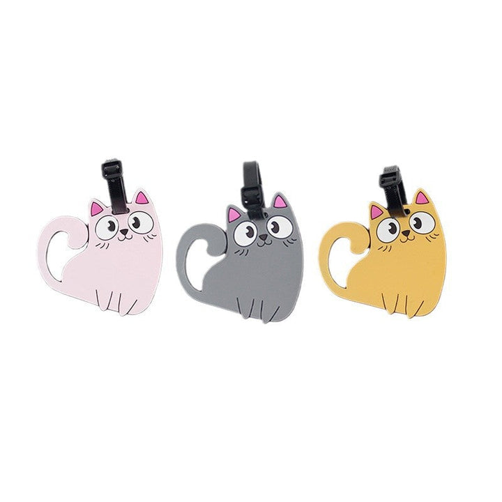 Cute Cat-Themed Luggage Tag Kalsten