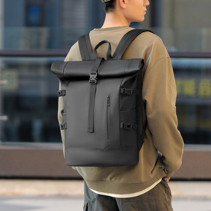 Stylish Roll-Top Waterproof Backpack Kalsten