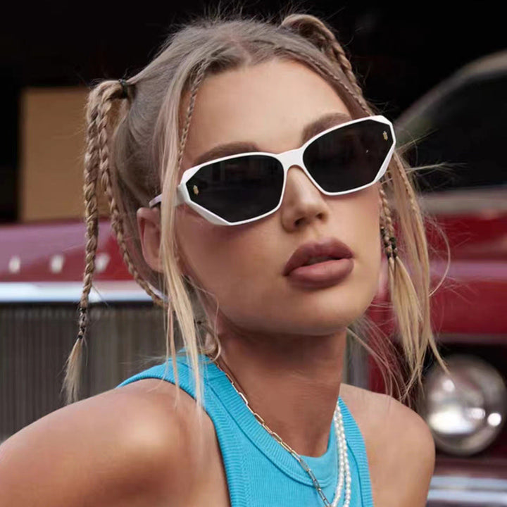 Women futuristic diamond sunglasses Kalsten