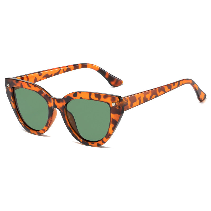 Women's Cat-Eye Sunglasses with Distinctive Animal Print Pattern Kalsten