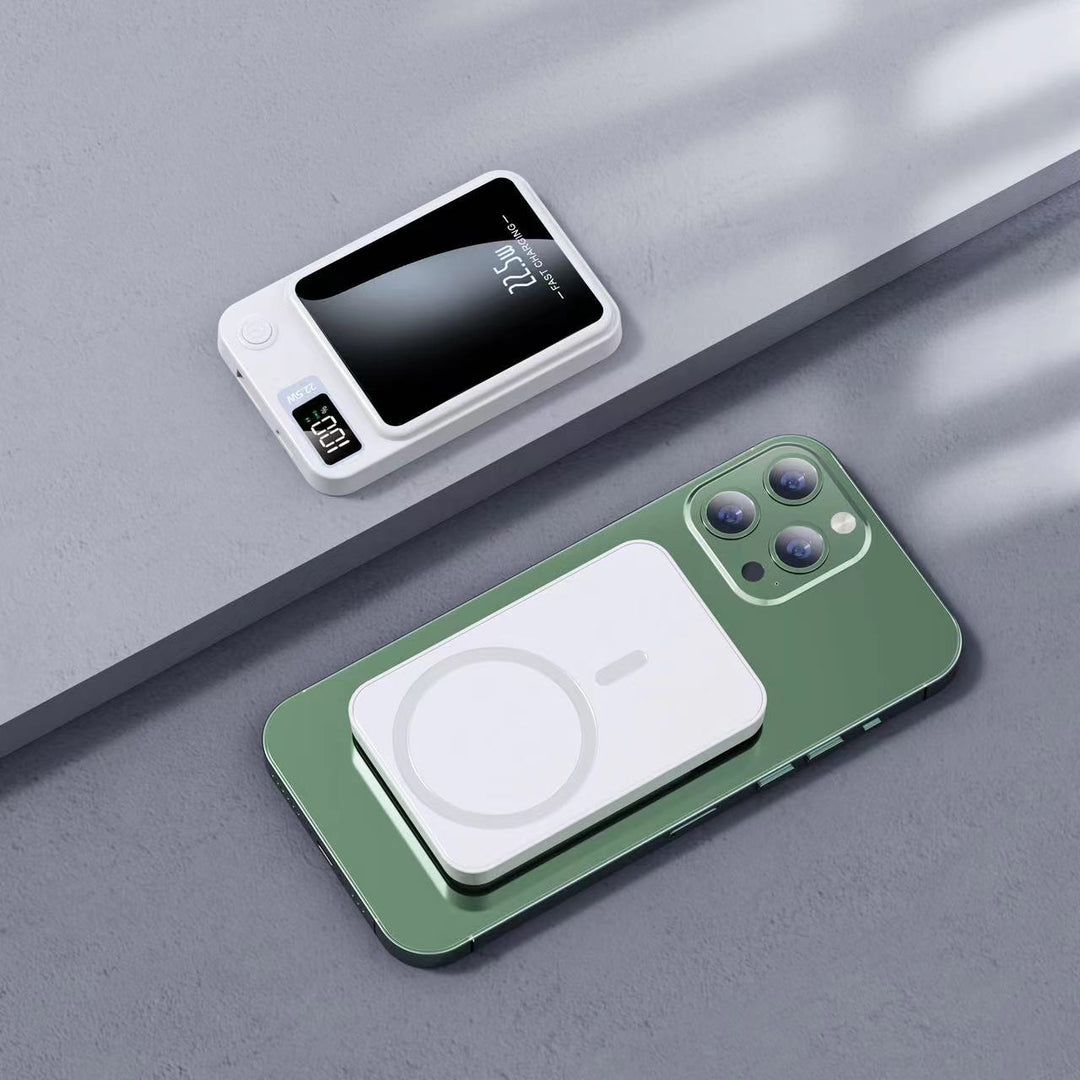 Portable power bank with intelligent LCD display and wireless charging function Kalsten