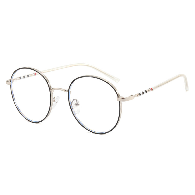 Ladies fashionable round sunglasses with elegant metal frame Kalsten