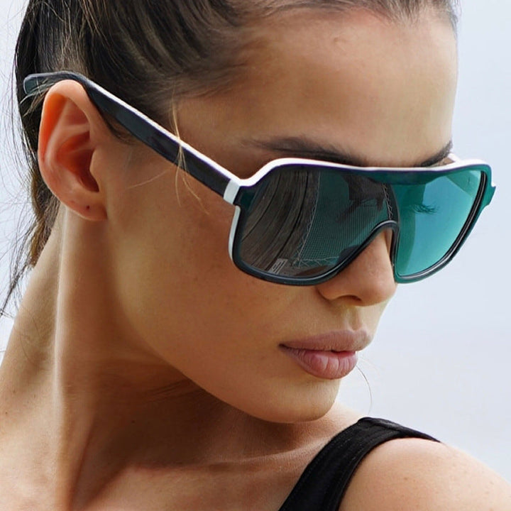 Women oversized sunglasses with wide frame Kalsten