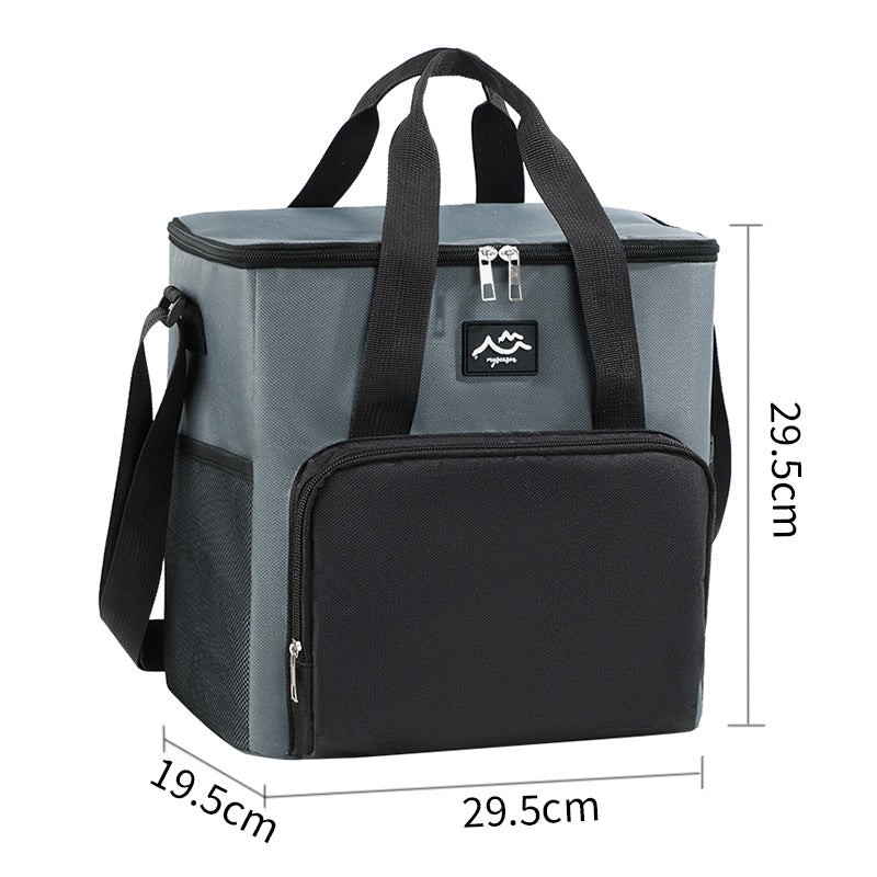 Women's insulated cooler bag with practical stowable carrying strap Kalsten