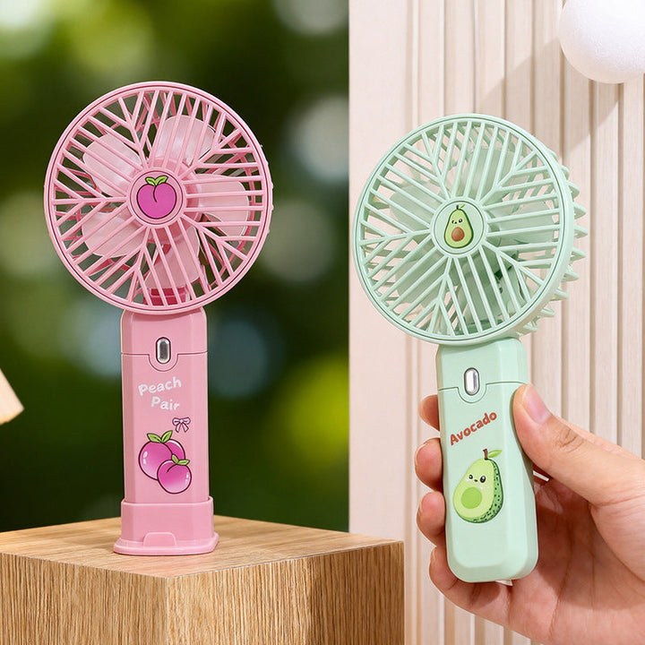 Portable battery-operated handheld fan with multiple speed settings Kalsten