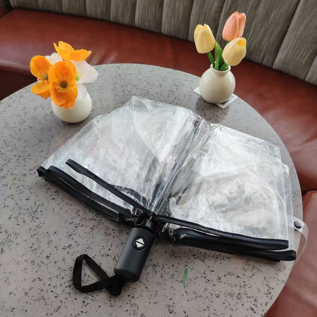 Ladies Transparent Rain Umbrella Kalsten