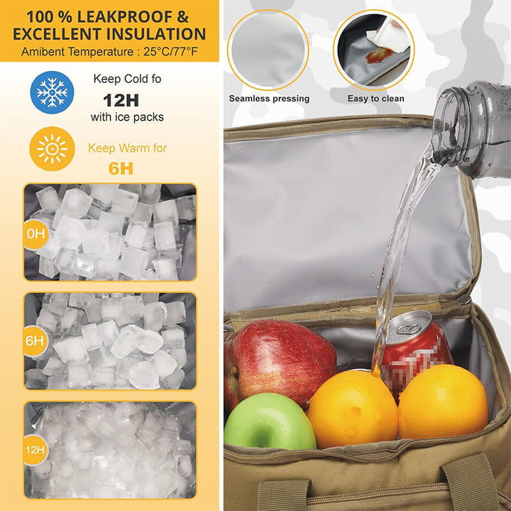 Multifunctional cooler backpack with insulating interior Kalsten