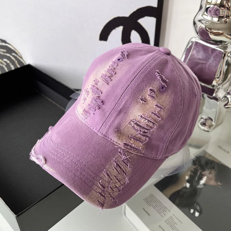Unisex Distressed Denim Cap Kalsten