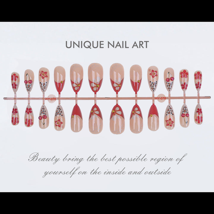 Elegant Decorative Press-On Nail Collection Kalsten