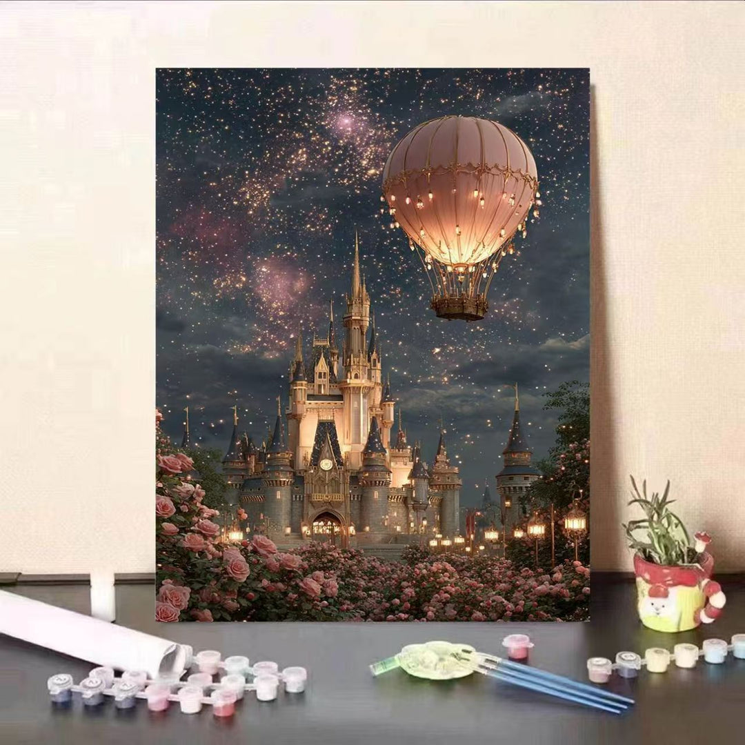 Fantasy Castle Paint by Numbers Canvas Kit Kalsten