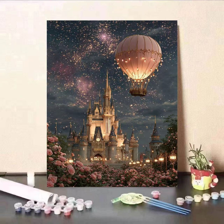 Fantasy Castle Paint by Numbers Canvas Kit Kalsten