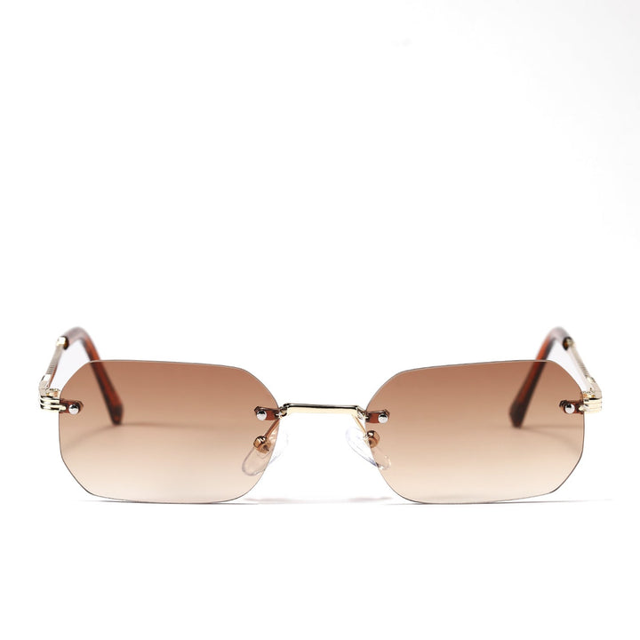 Women’s geometric sunglasses with filigree metal frame Kalsten