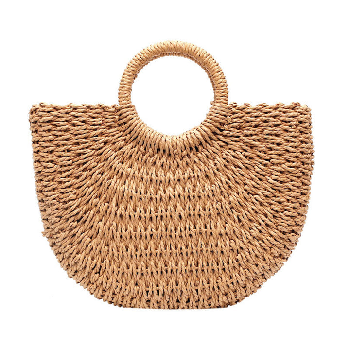 Beach bag made of hand-woven natural material Kalsten