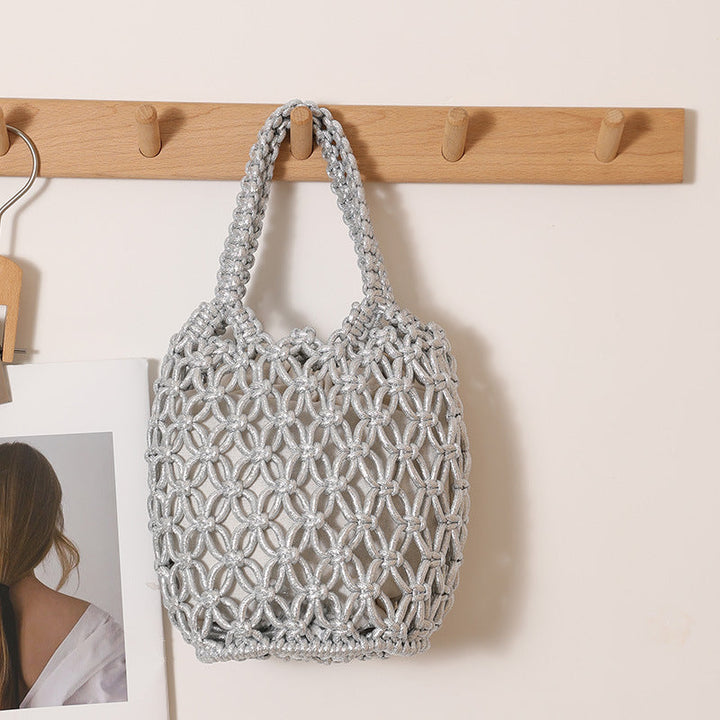 Trendy Shopper Bag with Unique Mesh Design Kalsten